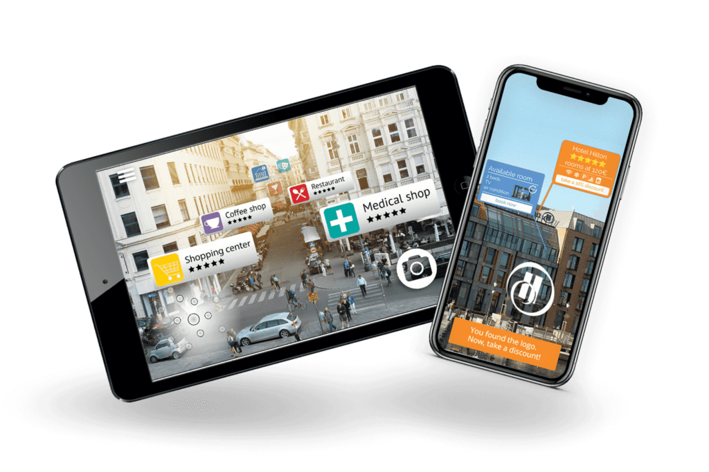 Augment your space on all devices Our Augmented Reality Services work on all devices. They load and launch on mobile, tablet, and all types of portable devices.