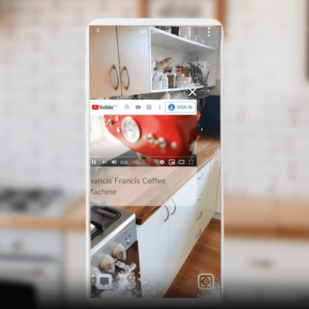 Display or Type of Content feature of augmented reality service