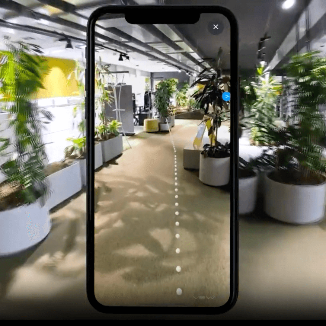 Indoor Navigation feature of augmented reality service