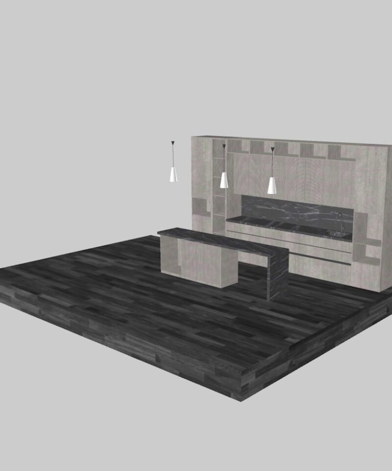 Proof of Concept Interactive Kitchen 3D Model